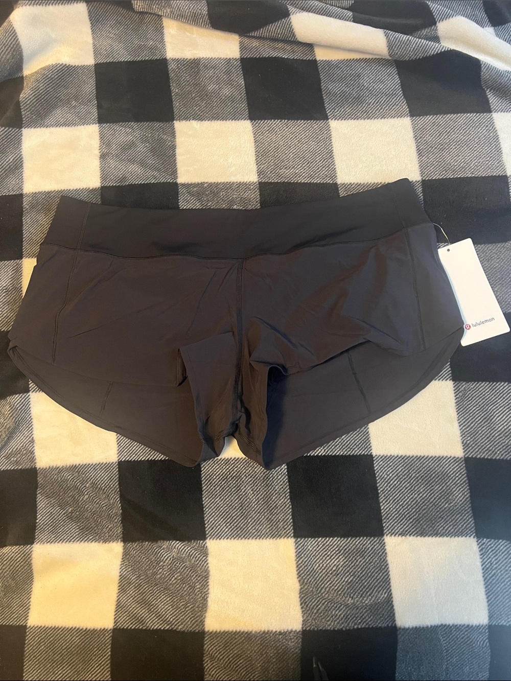 lululemon athletica Black Women's Athletic Shorts Speed Up LR Short 2.5 lined 14
